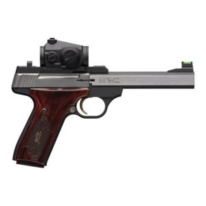 Browning Buck Mark Medallion Rosewood Vortex Red-Dot .22LR 5.50" High-Capacity Pistol 10rds, Black For Sale